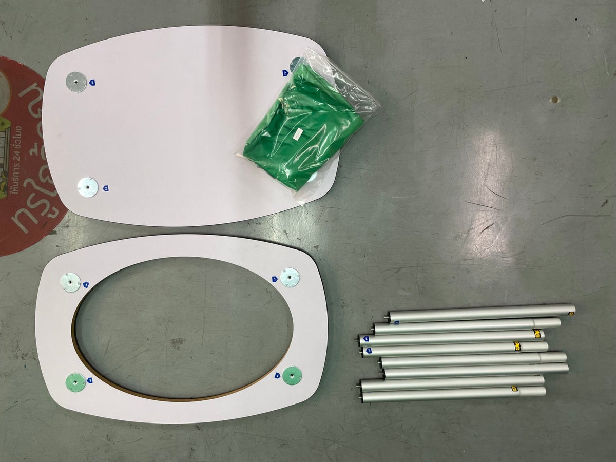 อุปกรณ์ โต๊ะแสดงสินค้าผ้า Expo