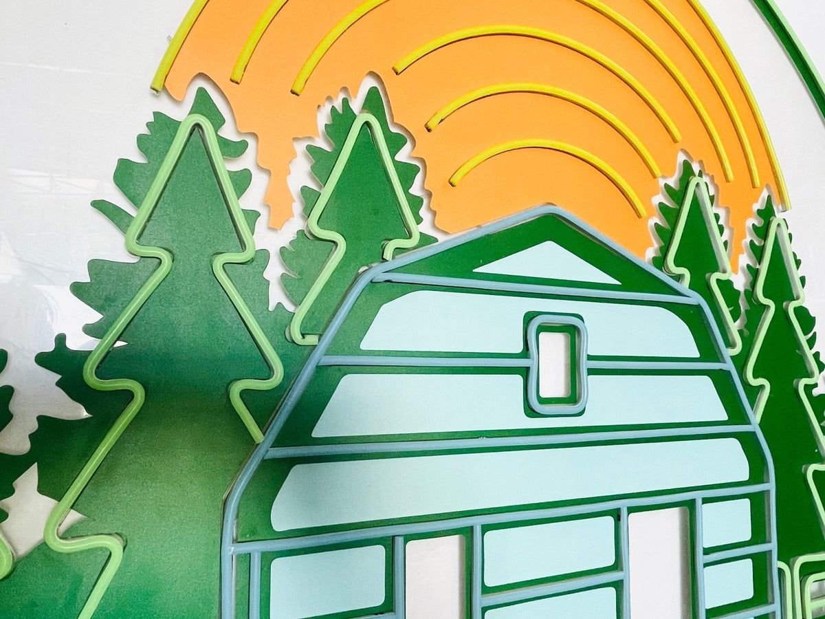 ป้ายไฟนีออน Neon Sign สีสันสดใส ดัดโค้งตามแบบ สวยงามสะดุดตา เหมาะสำหรับร้านอาหาร คาเฟ่ บาร์ และงานตกแต่ง