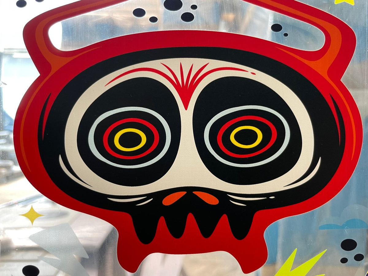 สติ๊กเกอร์โปร่งใส พิมพ์อิงค์เจ็ท สีสด คมชัด เหมาะสำหรับติดกระจก บรรจุภัณฑ์ และงานตกแต่ง