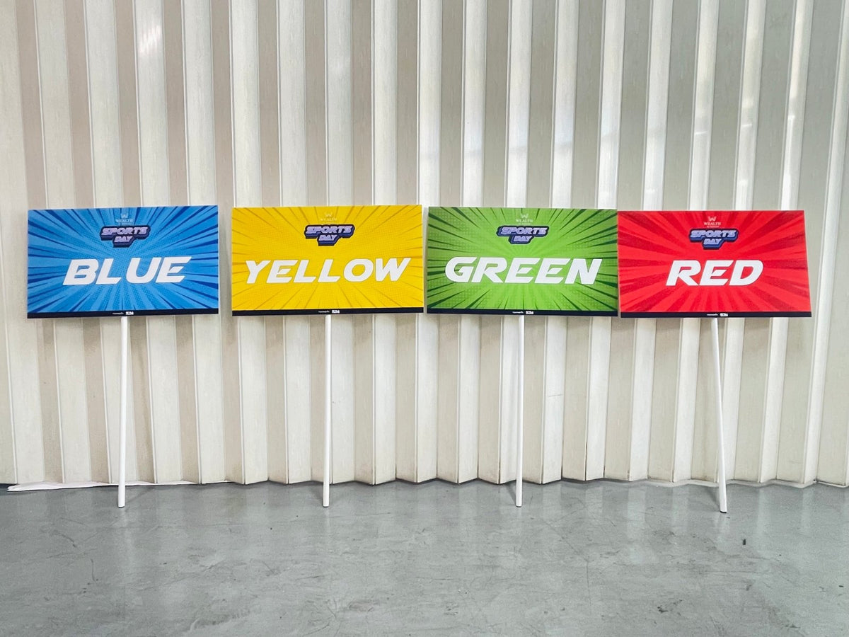 ป้ายถือโฆษณา ป้ายทรูป น้ำหนักเบา พกพาสะดวก พิมพ์คมชัด เหมาะสำหรับโปรโมชัน อีเวนต์ เดินแจก และกิจกรรมรณรงค์