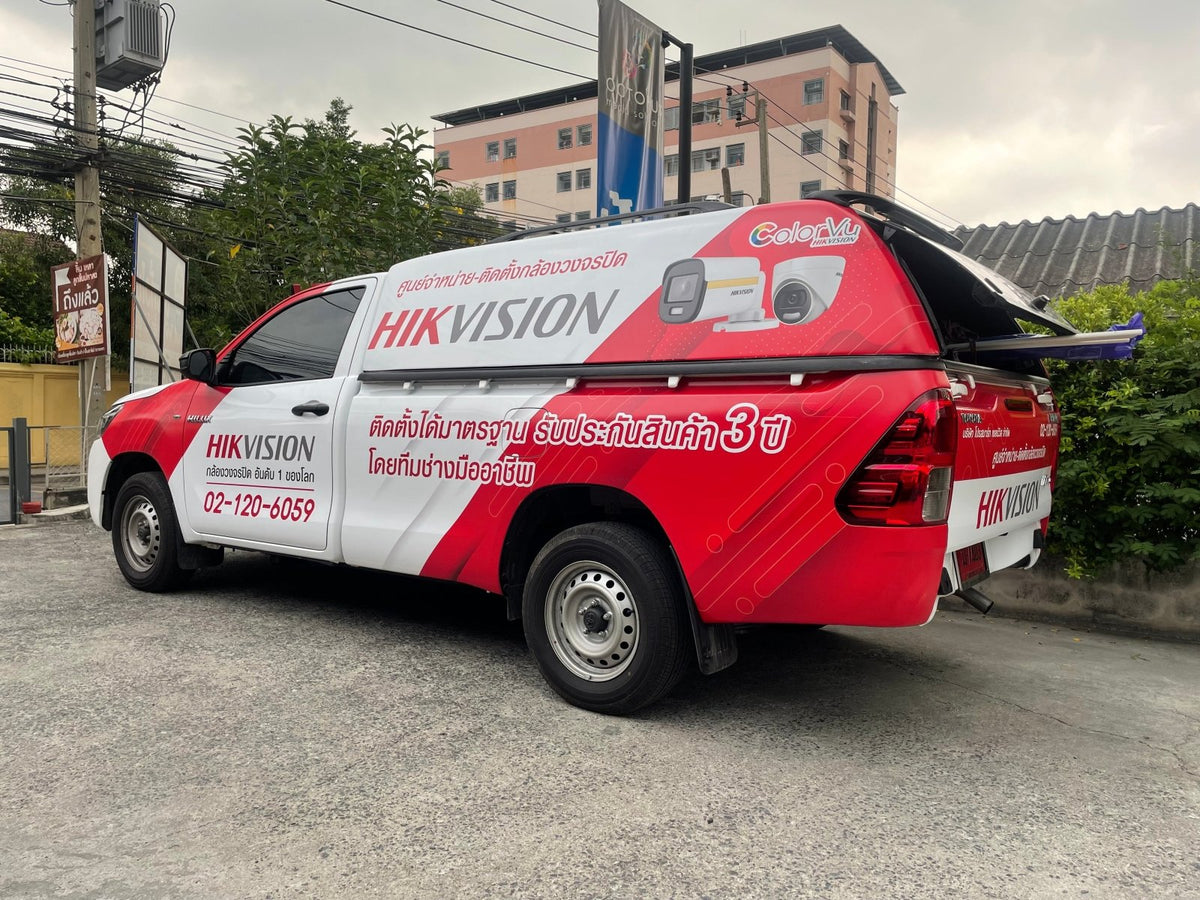 สติ๊กเกอร์ติดรถกระบะ แครี่บอย Carryboy พิมพ์คมชัด วัสดุทนทาน เหมาะสำหรับงานโฆษณา โปรโมชัน และตกแต่งรถกระบะ