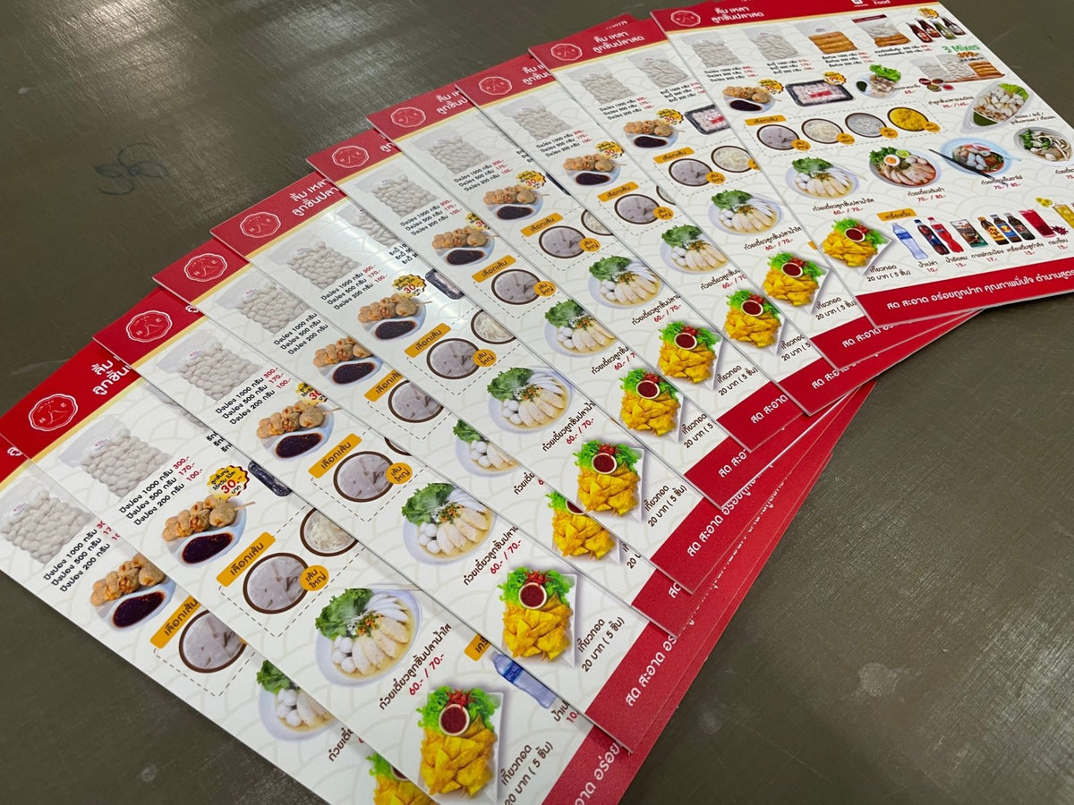 พิมพ์แผ่นพลาสติก HIP แข็งแรง ทนทาน พิมพ์คมชัด เหมาะสำหรับป้ายสินค้า และงานอุตสาหกรรม