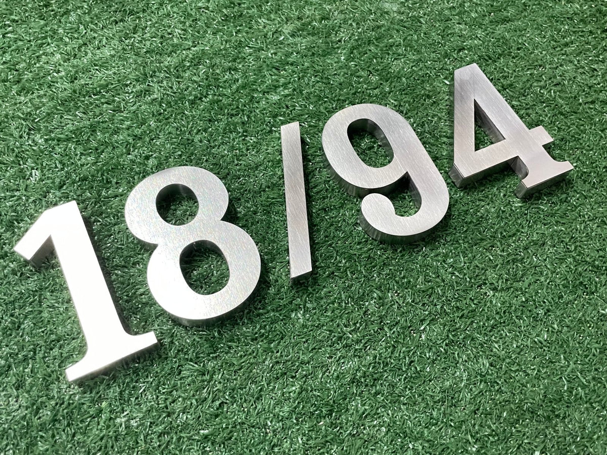 ป้ายบ้านเลขที่ และป้ายเลขที่ห้อง พิมพ์คมชัด ดีไซน์หรูหรา ทนทาน เหมาะสำหรับบ้าน อาคารชุด คอนโด และสำนักงาน