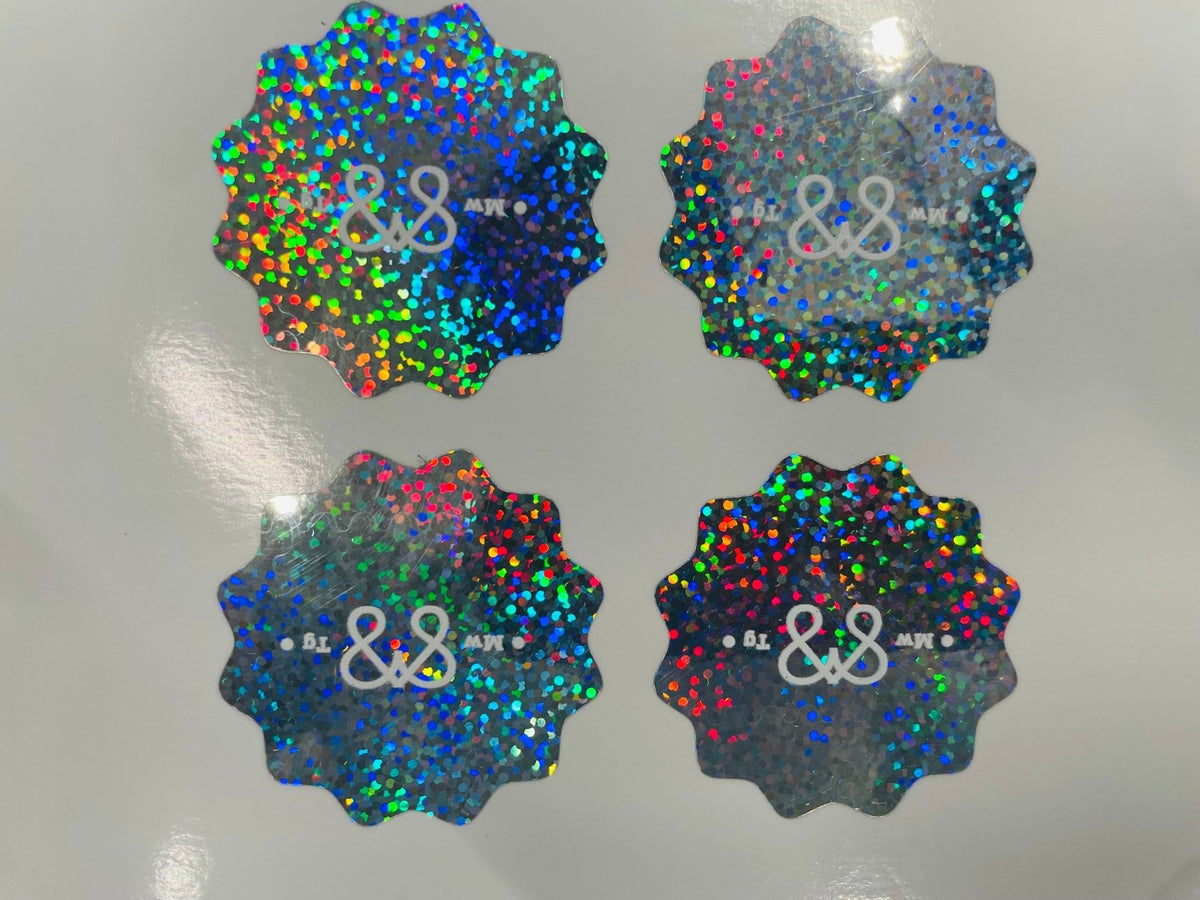สติ๊กเกอร์โฮโลแกรม Hologram Sticker กันปลอม สะท้อนแสงหลากสี เพิ่มมูลค่าแบรนด์ เหมาะสำหรับฉลากสินค้า และงานพรีเมียม