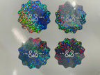 สติ๊กเกอร์โฮโลแกรม Hologram Sticker กันปลอม สะท้อนแสงหลากสี เพิ่มมูลค่าแบรนด์ เหมาะสำหรับฉลากสินค้า และงานพรีเมียม