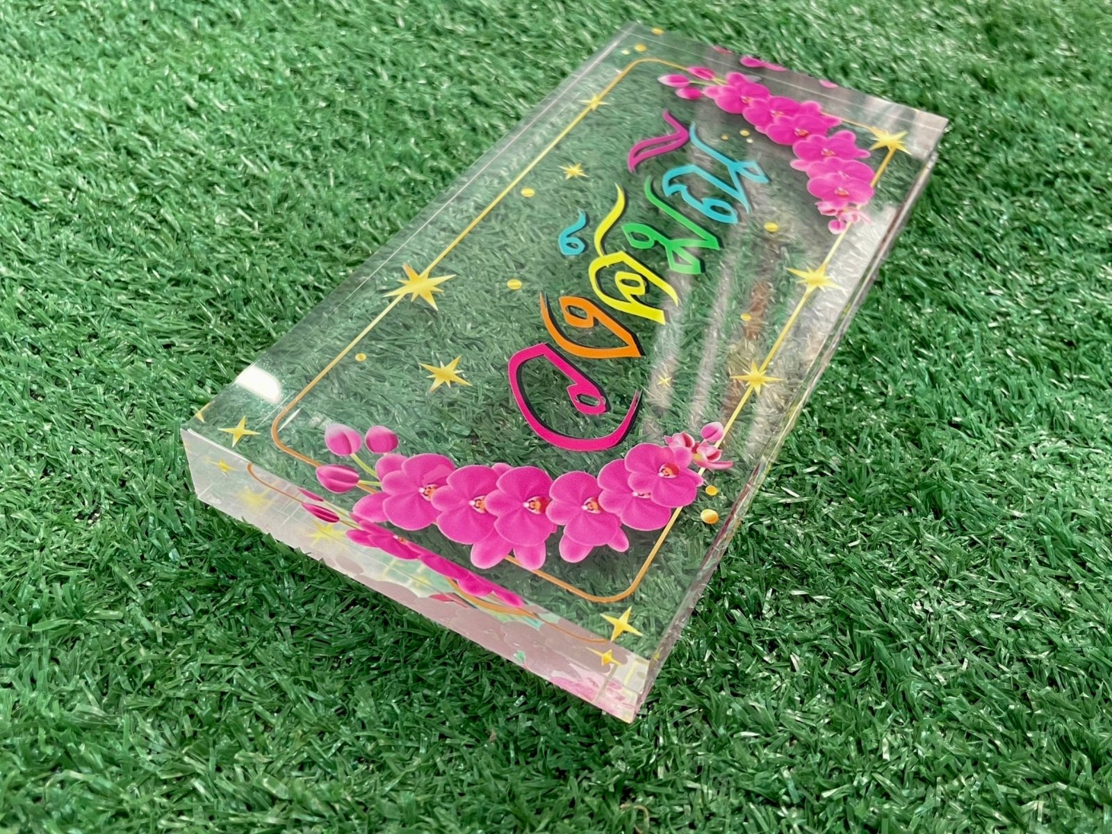 Photo Frame กรอบ อะคริลิคใส พิมพ์โลโก้ - acrylic photo frame กรอบอะคริลิคใส Display