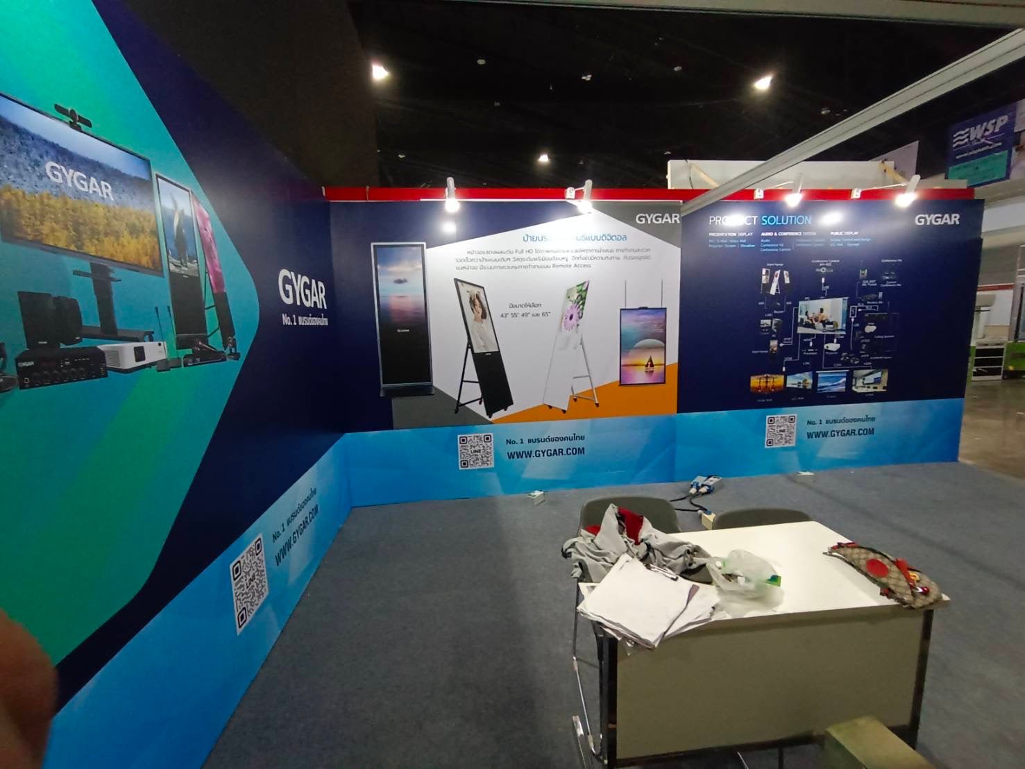 ป้ายโฟมบอร์ดติดผนังบูธงานแสดงสินค้า Expo พิมพ์คมชัด น้ำหนักเบา เหมาะสำหรับงานอีเวนต์