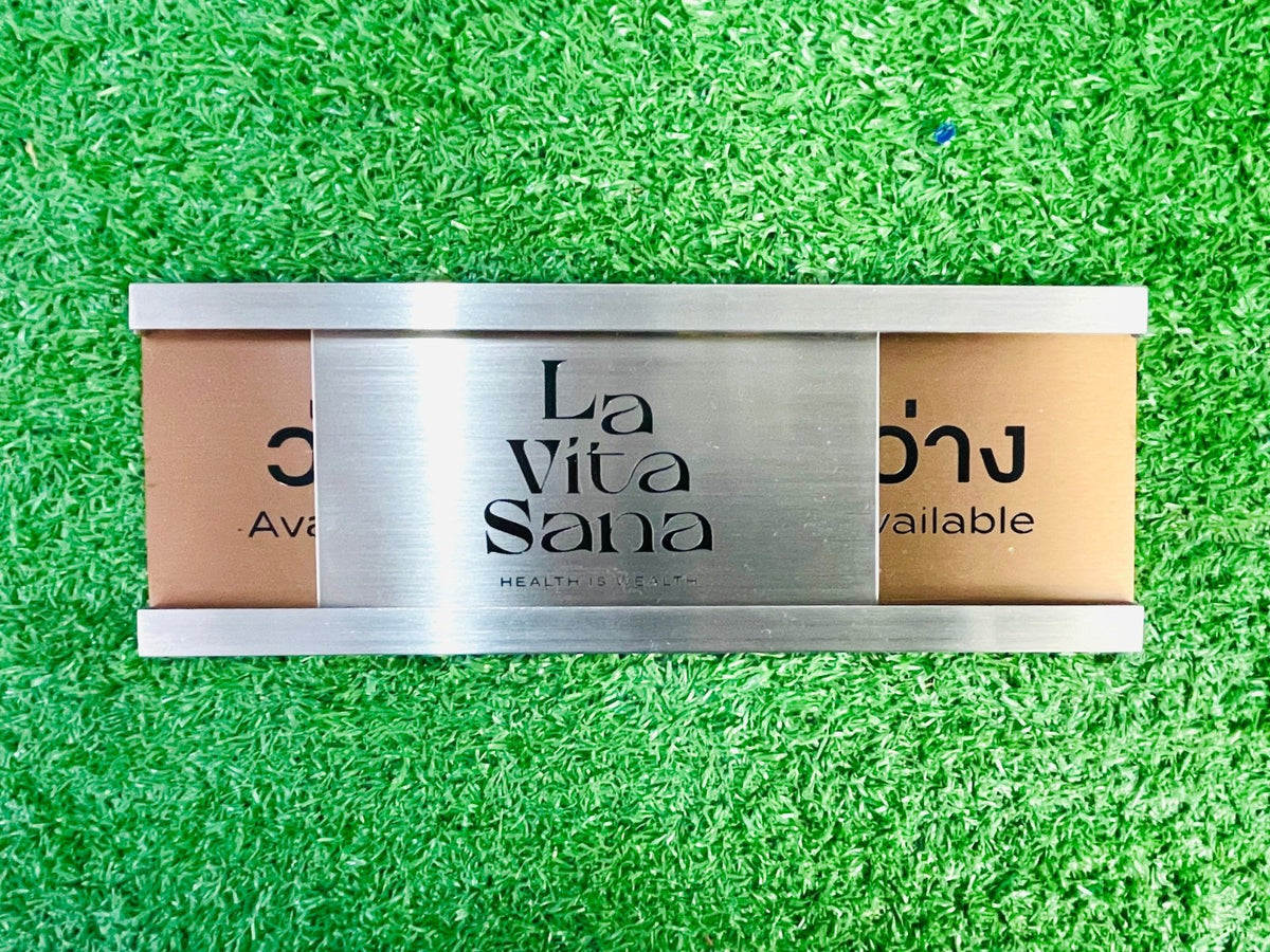 ป้ายสอด รางสอดป้ายหน้าห้อง และป้ายบอกชั้น ดีไซน์เรียบหรู ใช้งานสะดวก เหมาะสำหรับอาคารสำนักงาน โรงเรียน และโรงพยาบาล