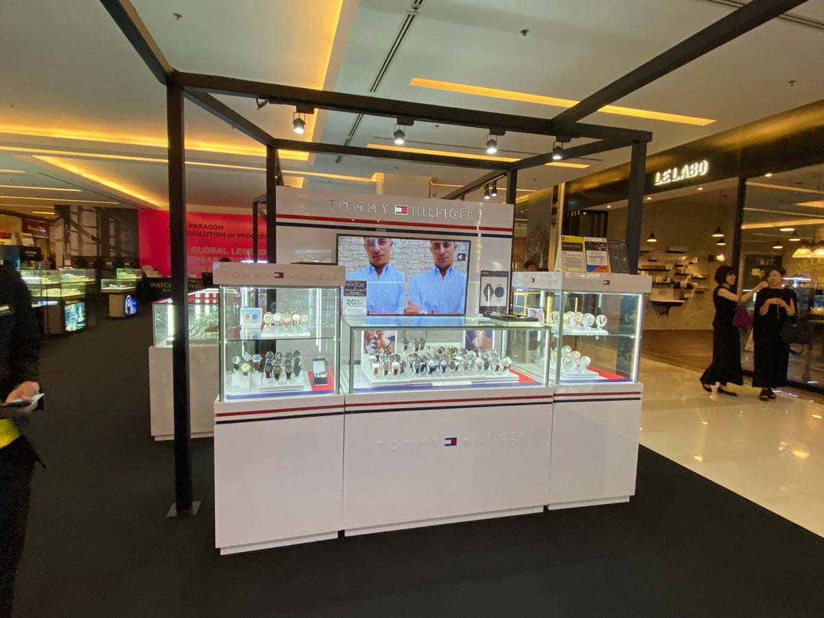 รับทำบูธแสดงสินค้า บูธออกงานอีเวนต์ และบูธ Expo ดีไซน์สวย พิมพ์คมชัด โครงสร้างแข็งแรง เหมาะสำหรับงานโปรโมชันและนิทรรศการ