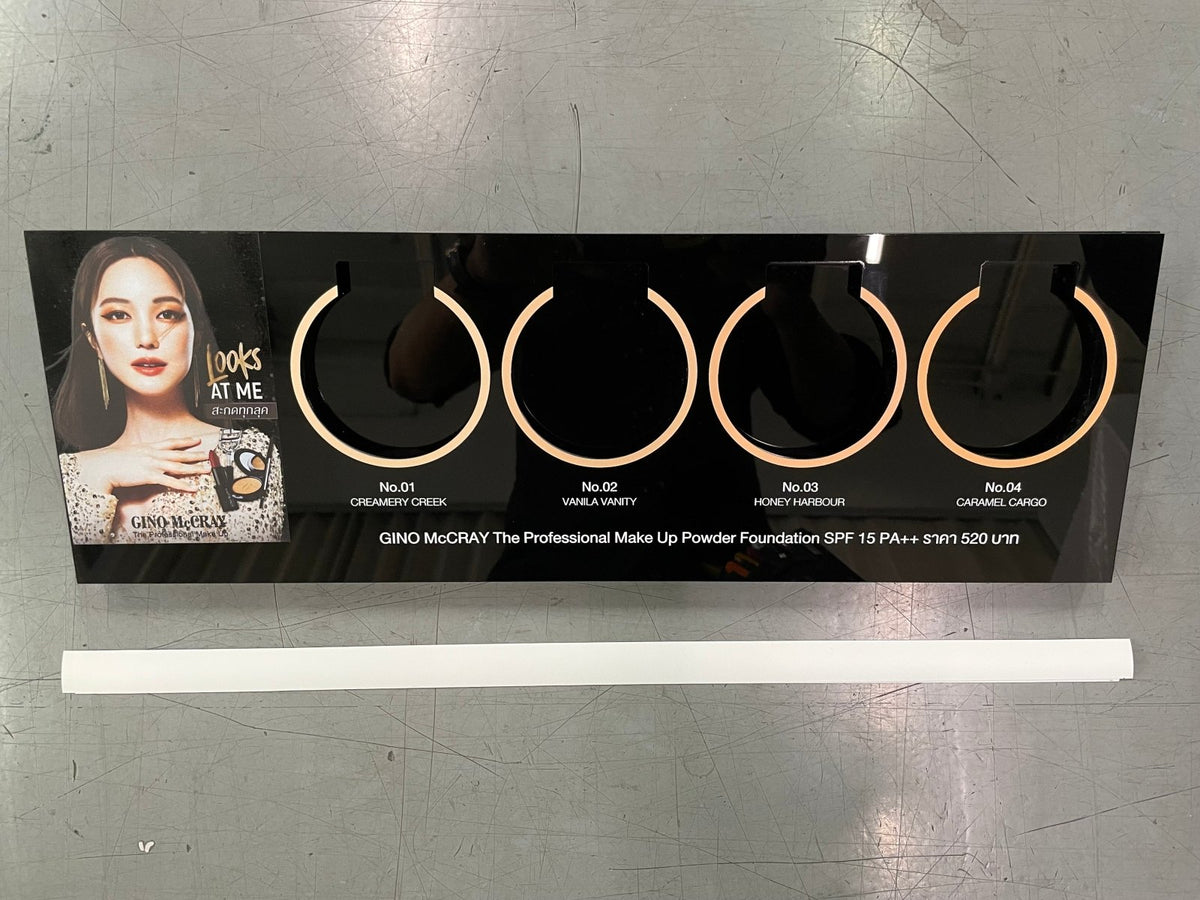 ดิสเพลย์ชั้นวางสินค้าอะคริลิค โปร่งใส ดีไซน์หรูหรา เหมาะสำหรับโชว์สินค้าและงานแสดงสินค้า