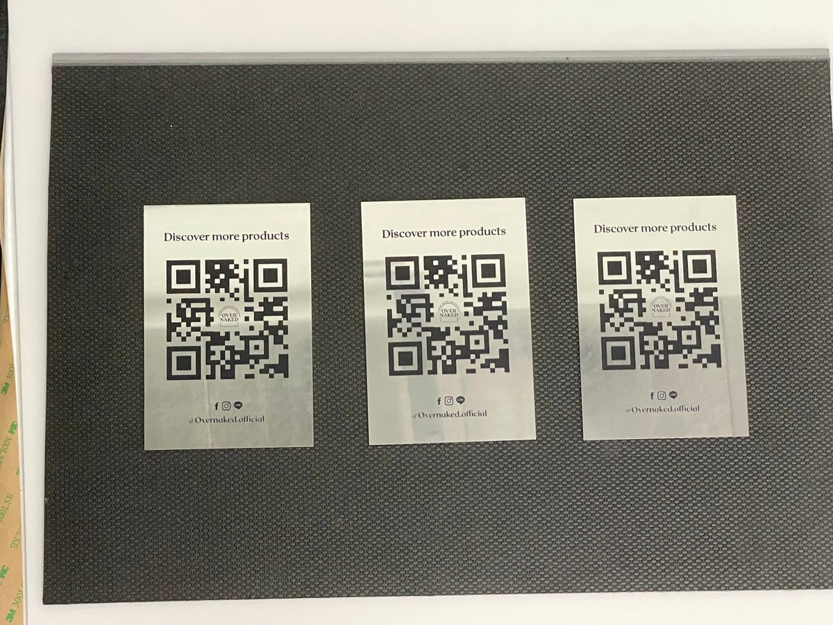 ป้ายคิวอาร์โค้ด QR Code พิมพ์คมชัด สแกนง่าย เหมาะสำหรับป้ายร้านค้า งานอีเวนต์ และโปรโมชัน