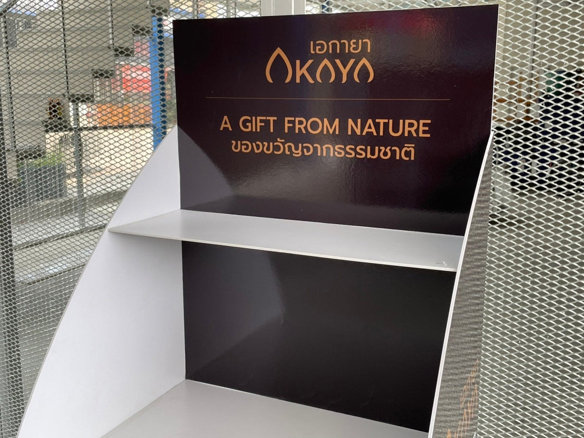ชั้นวางสินค้าราคาถูก เชลฟ์ดิสเพลย์ Shelf Display แข็งแรง น้ำหนักเบา เหมาะสำหรับโชว์สินค้าในร้านค้า และงานอีเวนต์