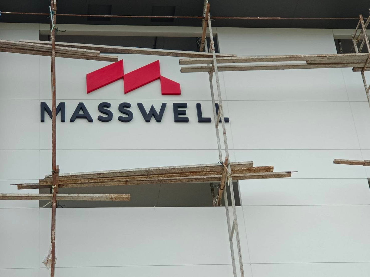 ป้ายหน้าอาคาร และป้ายโลโก้อาคาร ดีไซน์หรูหรา ทนทาน เหมาะสำหรับบริษัท โครงการ คอนโด และองค์กร เพิ่มภาพลักษณ์โดดเด่น