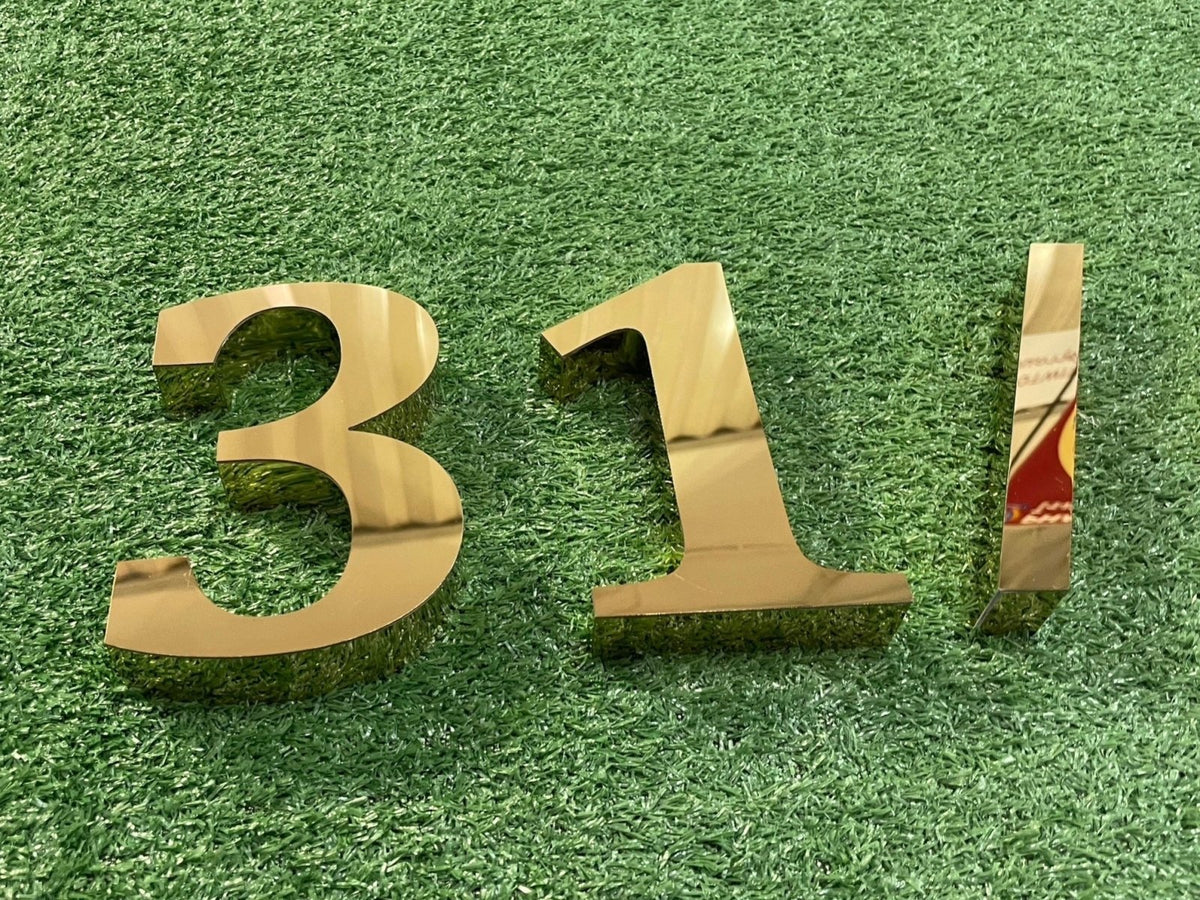 ป้ายสแตนเลส ทองเงา Mirror สวยหรู ทนทาน ใช้สำหรับป้ายชื่อบริษัท โลโก้องค์กร และตกแต่งอาคาร