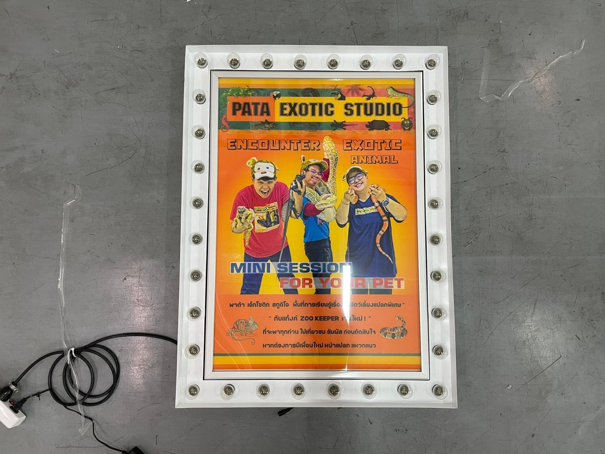 ป้ายไฟปิงปอง LED Bulb ให้แสงสวยคลาสสิก ดึงดูดสายตา เหมาะสำหรับร้านอาหาร คาเฟ่ งานอีเวนต์ และป้ายโปรโมชัน