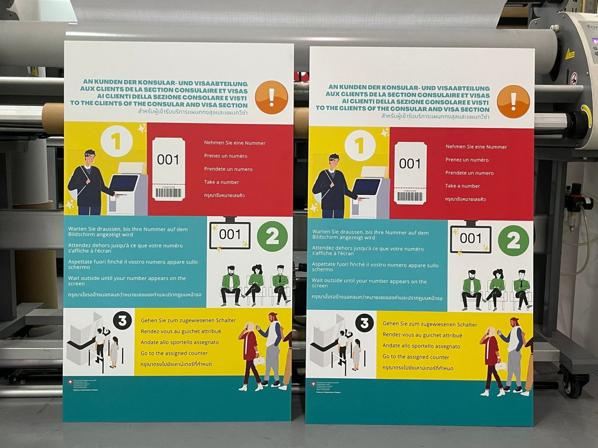 ป้ายการใช้งาน ป้ายบ่งชี้ ป้ายกฎระเบียบ ตัวอักษรชัดเจน เหมาะสำหรับโรงงาน อาคาร และหน่วยงาน