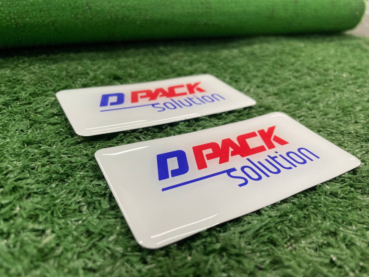 สติ๊กเกอร์เรซิ่น และสติ๊กเกอร์นูน Resin Dome Sticker พิมพ์คมชัด เคลือบเรซิ่นเงางาม เหมาะสำหรับฉลากสินค้า โลโก้ และงานพรีเมียม