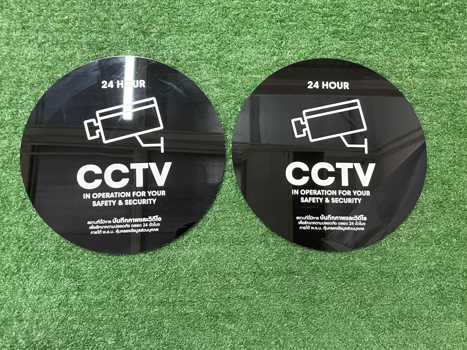 ป้าย PDPA และป้าย CCTV แจ้งเตือนการบันทึกภาพ วิดีโอ ชัดเจน เหมาะสำหรับสำนักงาน อาคาร ร้านค้า และพื้นที่สาธารณะ