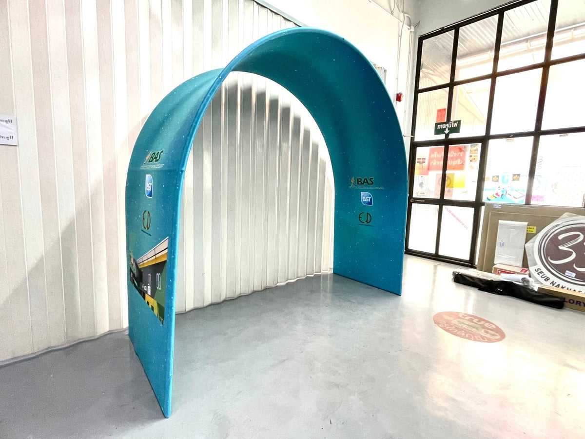 ซุ้มและเสาออกบูธ Arch & Column ดีไซน์สวย พิมพ์คมชัด น้ำหนักเบา ติดตั้งง่าย เหมาะสำหรับงานอีเวนต์และโปรโมชัน