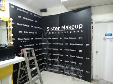 Back drop plaswood, wall mounted, waterproof, moisture resistant