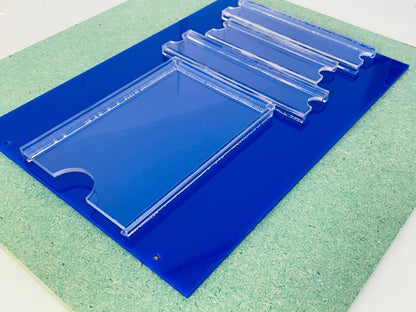 Acrylic frame for inserting documents