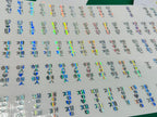 สติ๊กเกอร์โฮโลแกรม Hologram Sticker กันปลอม สะท้อนแสงหลากสี เพิ่มมูลค่าแบรนด์ เหมาะสำหรับฉลากสินค้า และงานพรีเมียม