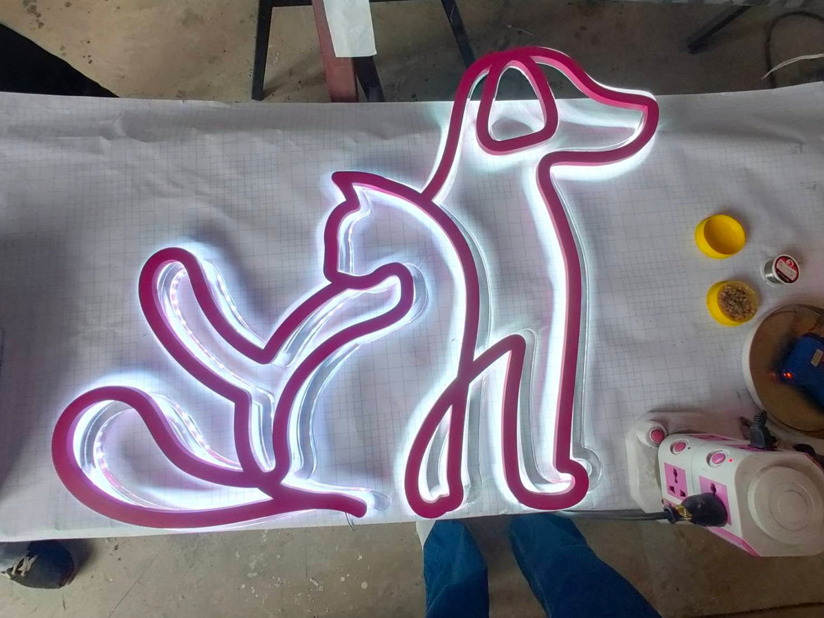 ป้ายโรงพยาบาลสัตว์ ดีไซน์ชัดเจน ทนทาน เหมาะสำหรับคลินิกรักษาสัตว์ โรงพยาบาล และองค์กรเกี่ยวกับสัตว์เลี้ยง