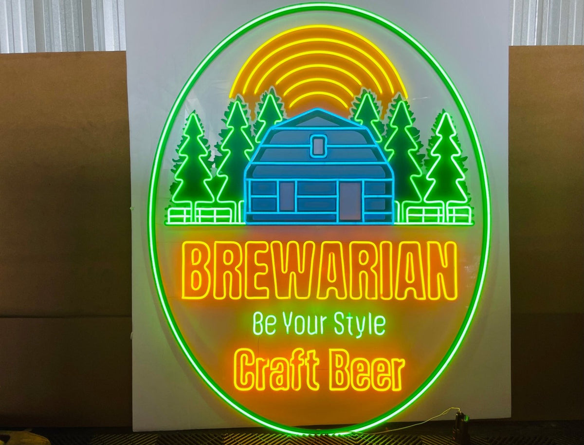 ป้ายไฟนีออน Neon Sign สีสันสดใส ดัดโค้งตามแบบ สวยงามสะดุดตา เหมาะสำหรับร้านอาหาร คาเฟ่ บาร์ และงานตกแต่ง