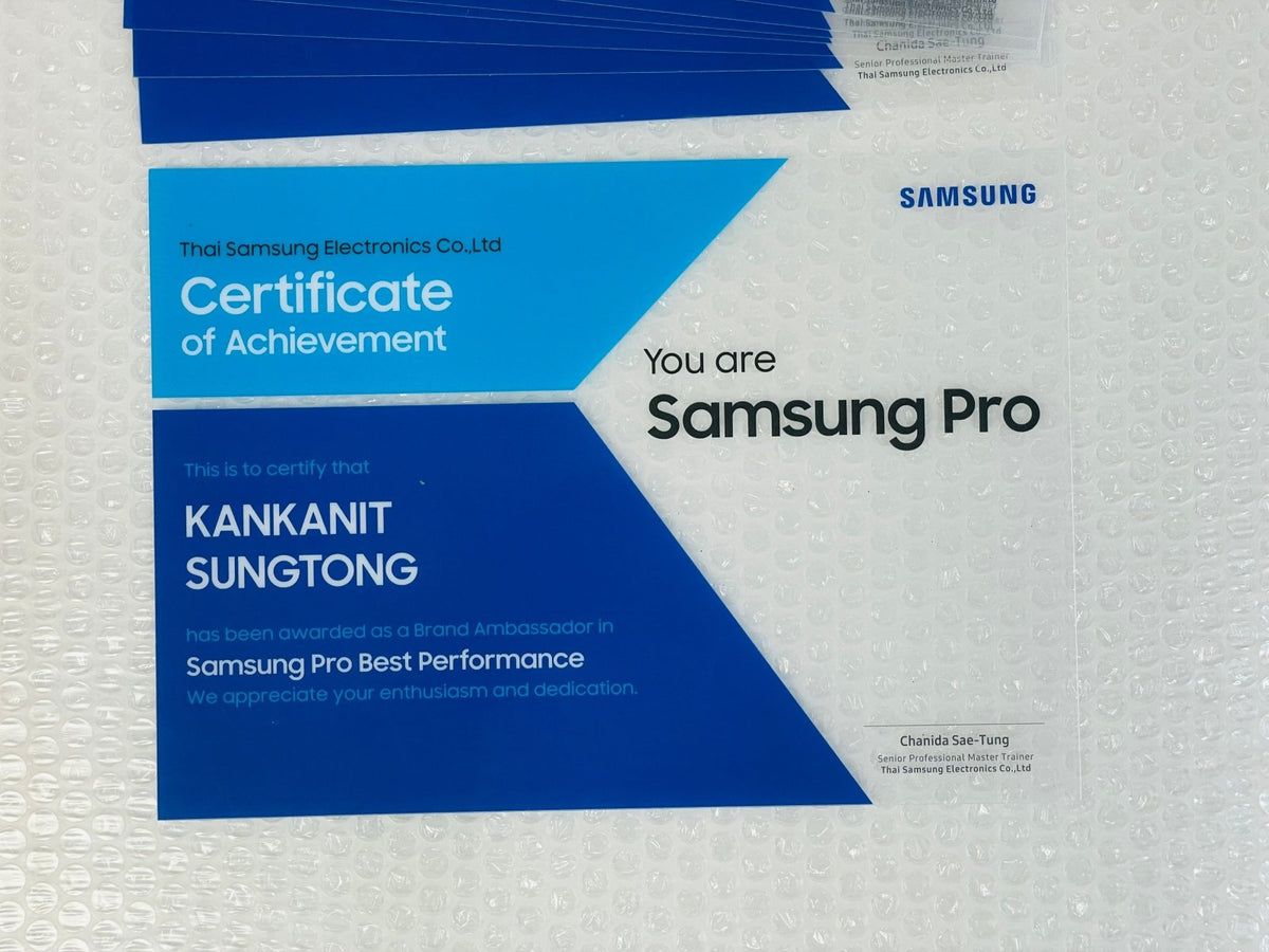 ใบประกาศนียบัตร Certificate พิมพ์คุณภาพสูง เหมาะสำหรับมอบรางวัล การศึกษา และงานองค์กร