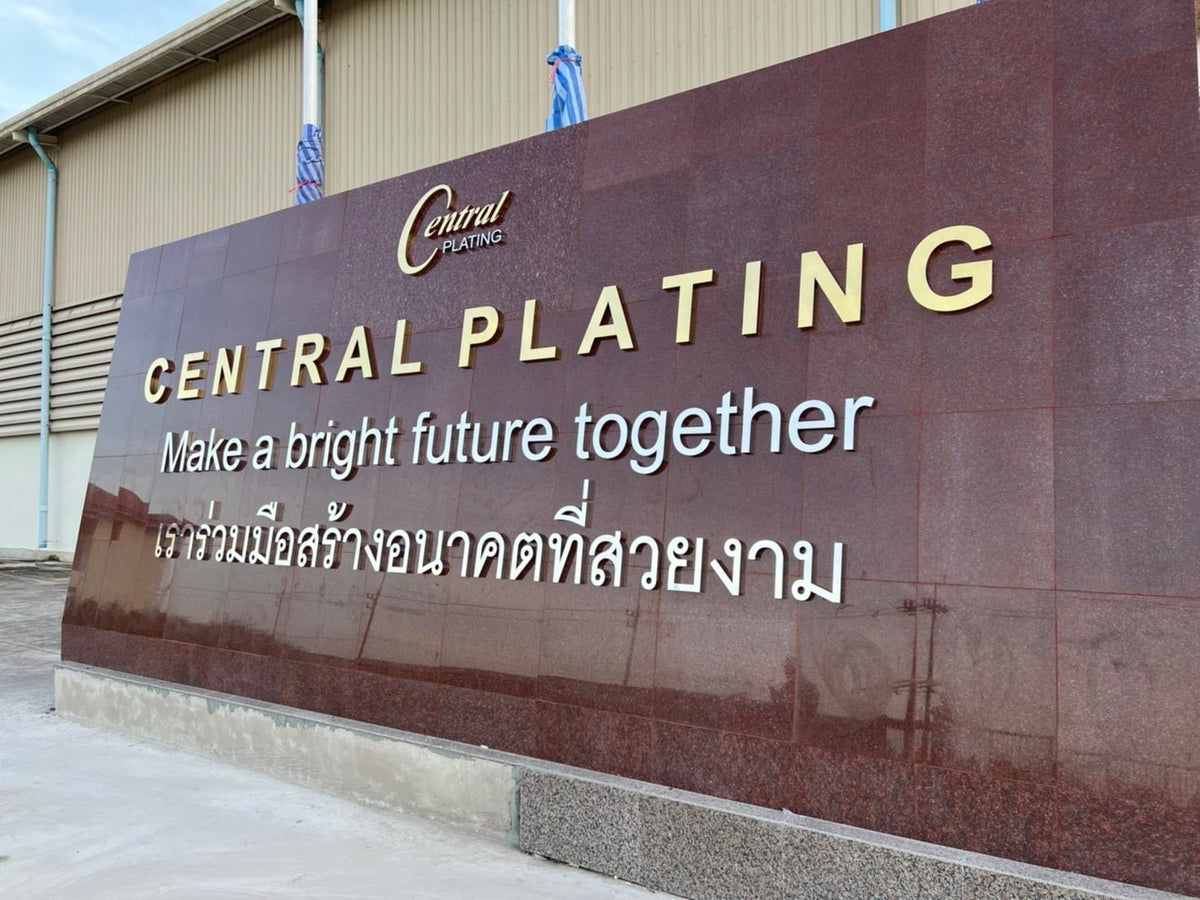 ป้ายตัวอักษรสแตนเลส Stainless Steel Letter Signage หรูหรา แข็งแรง ทนทาน เหมาะสำหรับป้ายบริษัท อาคาร และงานตกแต่ง