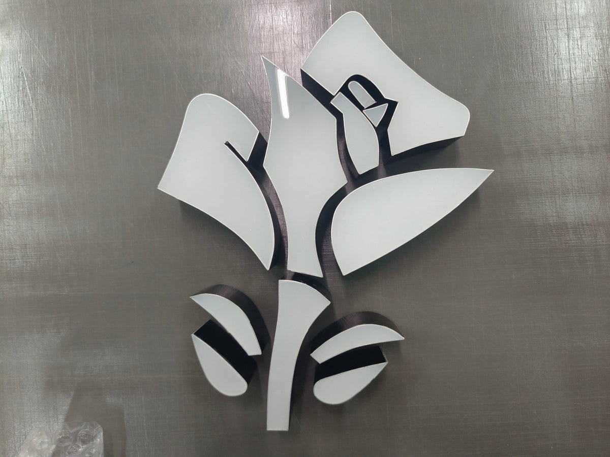 อักษรไฟไม่มีขอบ และป้ายไฟอลูมิเนียมไม่มีคิ้ว ดีไซน์ทันสมัย สว่างคมชัด เหมาะสำหรับป้ายร้านค้า ป้ายบริษัท และงานตกแต่งอาคาร