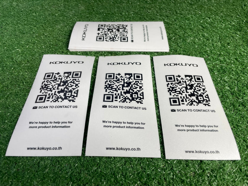 ป้ายคิวอาร์โค้ด QR Code พิมพ์คมชัด สแกนง่าย เหมาะสำหรับป้ายร้านค้า งานอีเวนต์ และโปรโมชัน