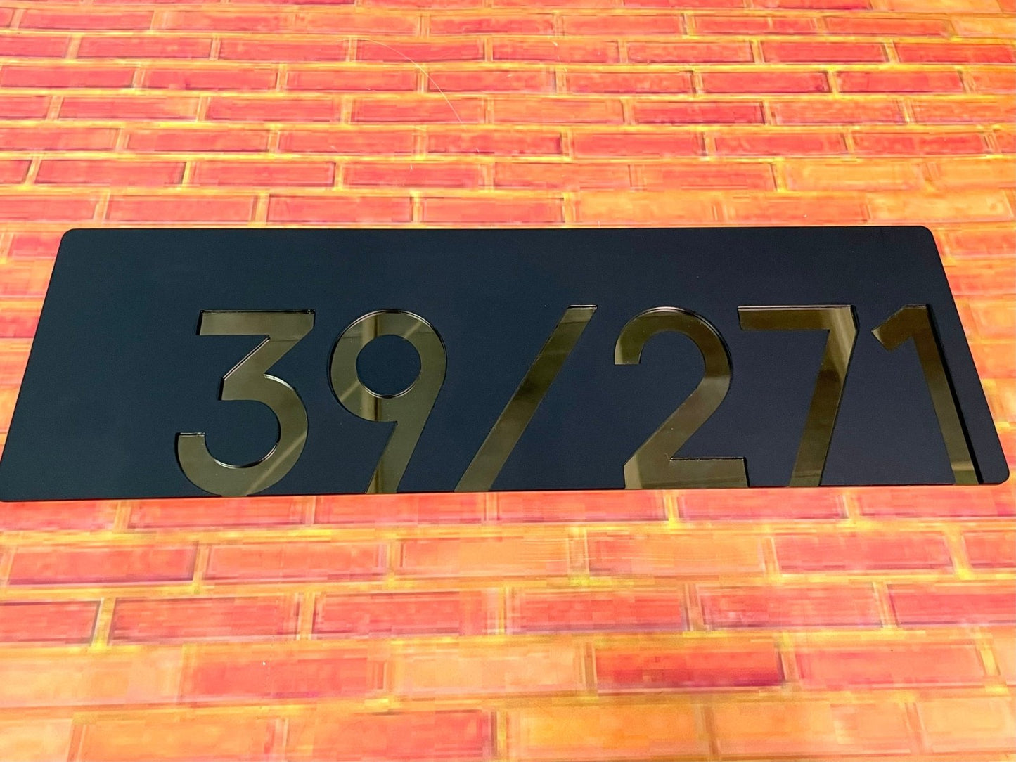 house number sign | room number plate 