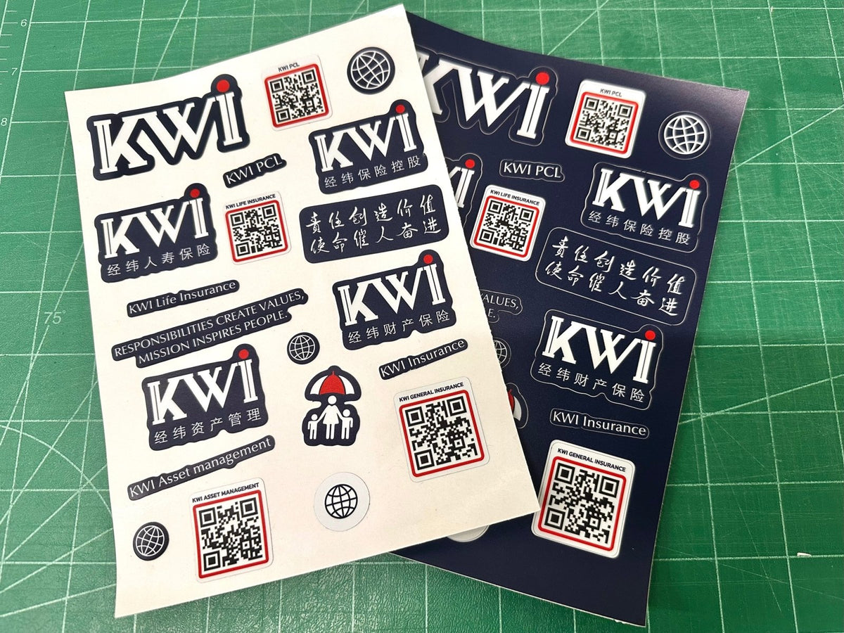 สติ๊กเกอร์ไดคัทลายการ์ตูน A5/A4 พิมพ์สีสด คมชัด เหมาะสำหรับของสะสม งานตกแต่ง และโปรโมชัน