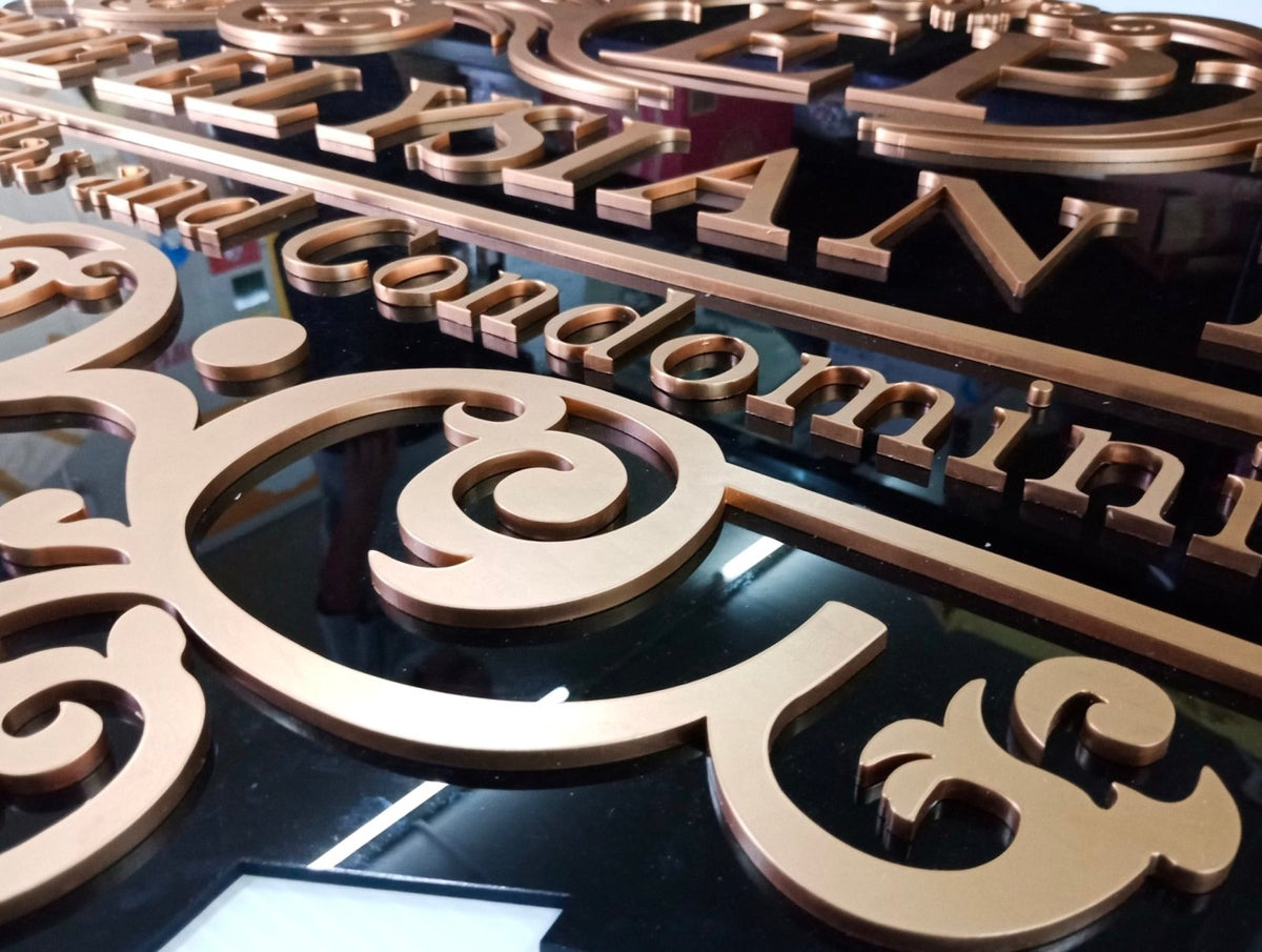 ป้ายไดคัทอะคริลิค ตัวนูน พิมพ์คมชัด ดีไซน์สวยหรู แข็งแรงทนทาน เหมาะสำหรับป้ายบริษัท ป้ายร้านค้า และงานตกแต่งอาคาร