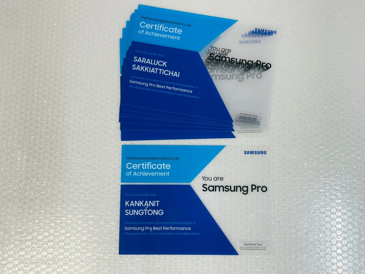 ใบประกาศนียบัตร Certificate พิมพ์คุณภาพสูง เหมาะสำหรับมอบรางวัล การศึกษา และงานองค์กร