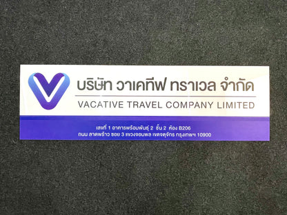 Acrylic signage, UV printing, Decal sticker 