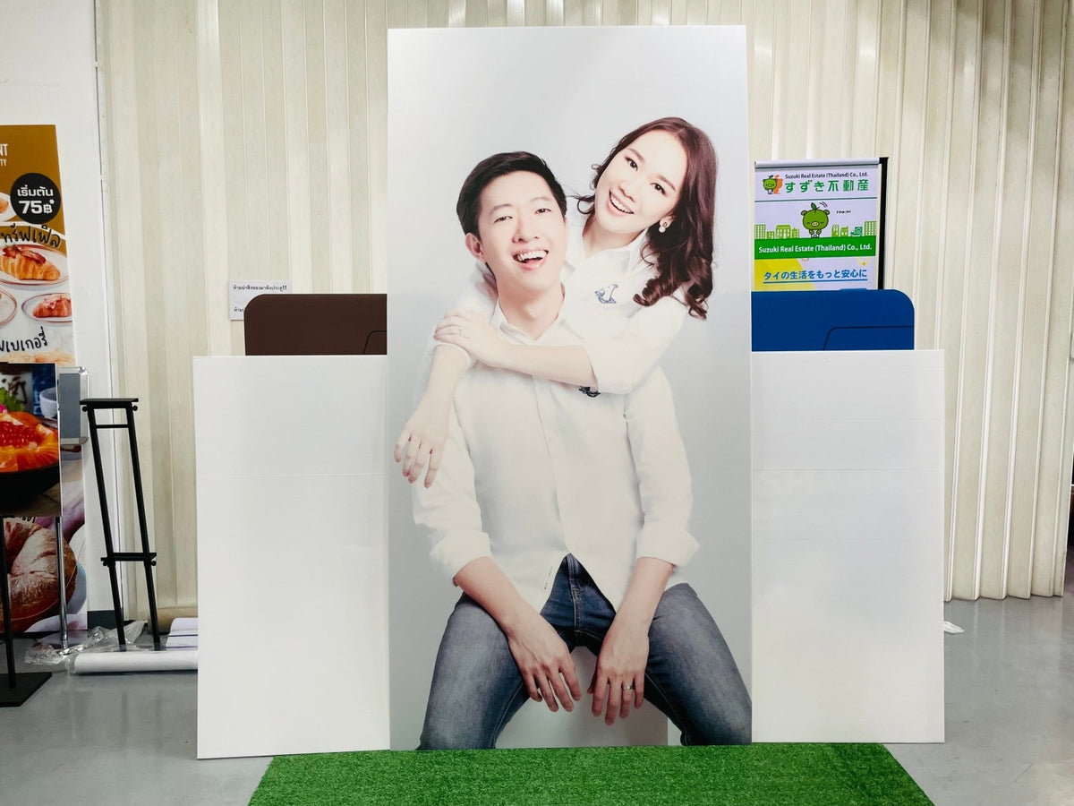 ป้ายงานแต่ง รูปพรีเวดดิ้ง และป้ายโฟมบอร์ด พิมพ์คมชัด ดีไซน์สวย เหมาะสำหรับงานแต่ง งานอีเวนต์ และตกแต่งสถานที่พิเศษ