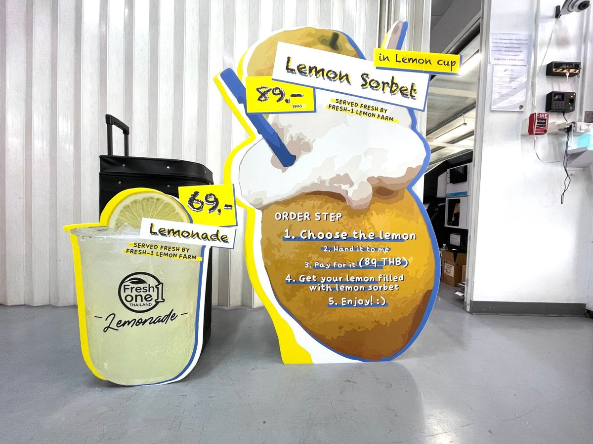 สแตนดี้ไดคัท Standee Die-Cut พิมพ์คมชัด น้ำหนักเบา ไดคัทตามแบบ เหมาะสำหรับงานอีเวนต์ โปรโมชัน และป้ายโฆษณา