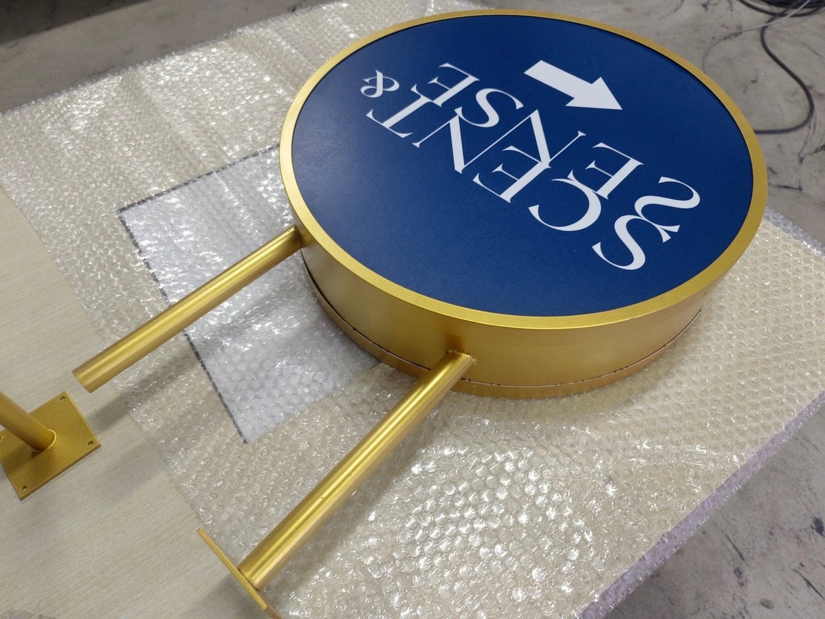 ป้ายไฟวงกลม และกล่องไฟวงกลม สว่างคมชัด ดีไซน์โดดเด่น เหมาะสำหรับป้ายร้านค้า คาเฟ่ และงานโฆษณาที่ต้องการความสะดุดตา