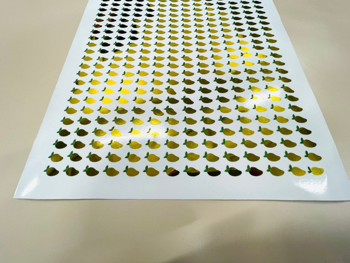 สติ๊กเกอร์สีทอง และสติ๊กเกอร์สีเงิน พิมพ์หรูหรา เพิ่มมูลค่าสินค้า เหมาะสำหรับฉลากบรรจุภัณฑ์ งานพรีเมียม และงานตกแต่ง