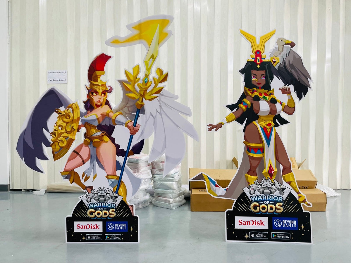 สแตนดี้อนิเมะ สแตนดี้การ์ตูน Standee Anime ดีไซน์สีสด คมชัด เหมาะสำหรับงานอีเวนต์ และร้านค้า