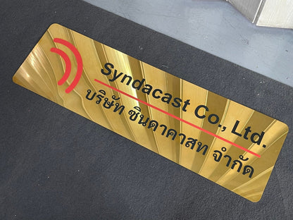Stainless Steel Signs UV Printing Company Signs 
