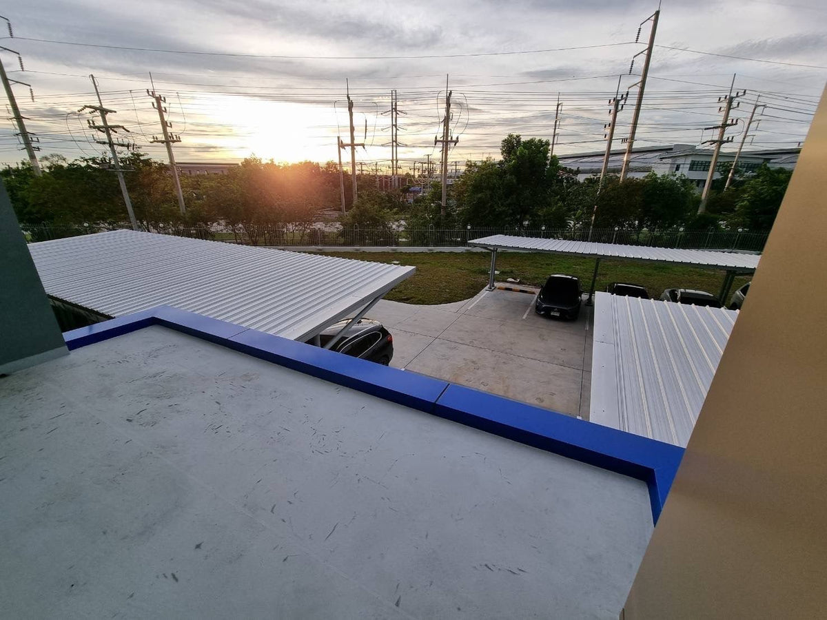 ติดสติ๊กเกอร์เปลี่ยนสีคอมโพสิต พิมพ์คมชัด สีสวย เหมาะสำหรับรีโนเวทอาคารและงานตกแต่งผนัง