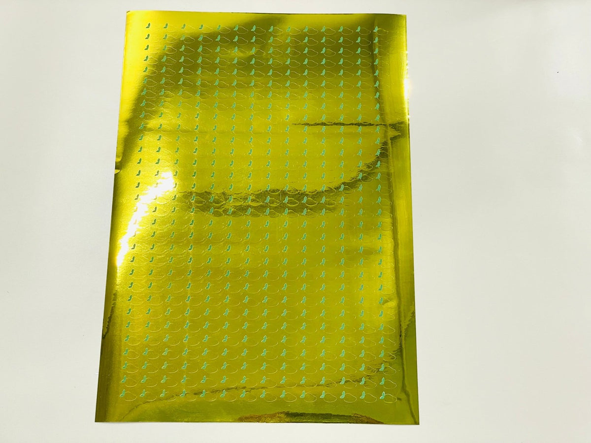 สติ๊กเกอร์ฉลากสินค้า สีทอง สีเงิน พิมพ์หรูหรา เพิ่มมูลค่าแบรนด์ เหมาะสำหรับบรรจุภัณฑ์ สินค้าพรีเมียม และงานโปรโมชัน