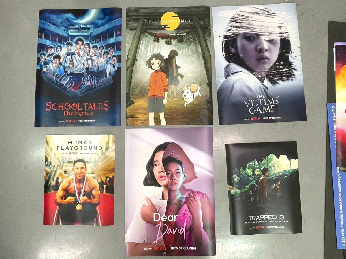 พิมพ์โปสเตอร์ โปสเตอร์หนัง พิมพ์สี RGB คมชัด สีสดใส เหมาะสำหรับงานโฆษณาและงานตกแต่งผนัง