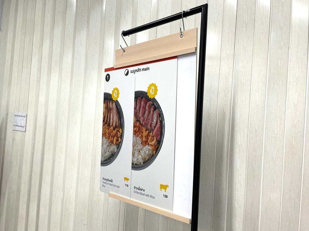 ป้ายสอด รางสอดป้ายหน้าห้อง และป้ายบอกชั้น ดีไซน์เรียบหรู ใช้งานสะดวก เหมาะสำหรับอาคารสำนักงาน โรงเรียน และโรงพยาบาล