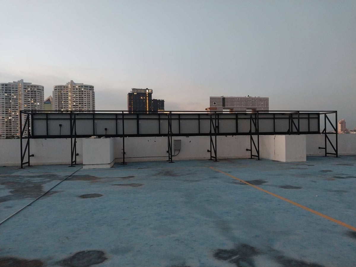 ป้ายชื่ออาคาร อักษรไฟสแตนเลส ติดอาคาร ดีไซน์หรูหรา ทนทาน สว่างโดดเด่น เหมาะสำหรับบริษัท โครงการ และอาคารสำนักงาน