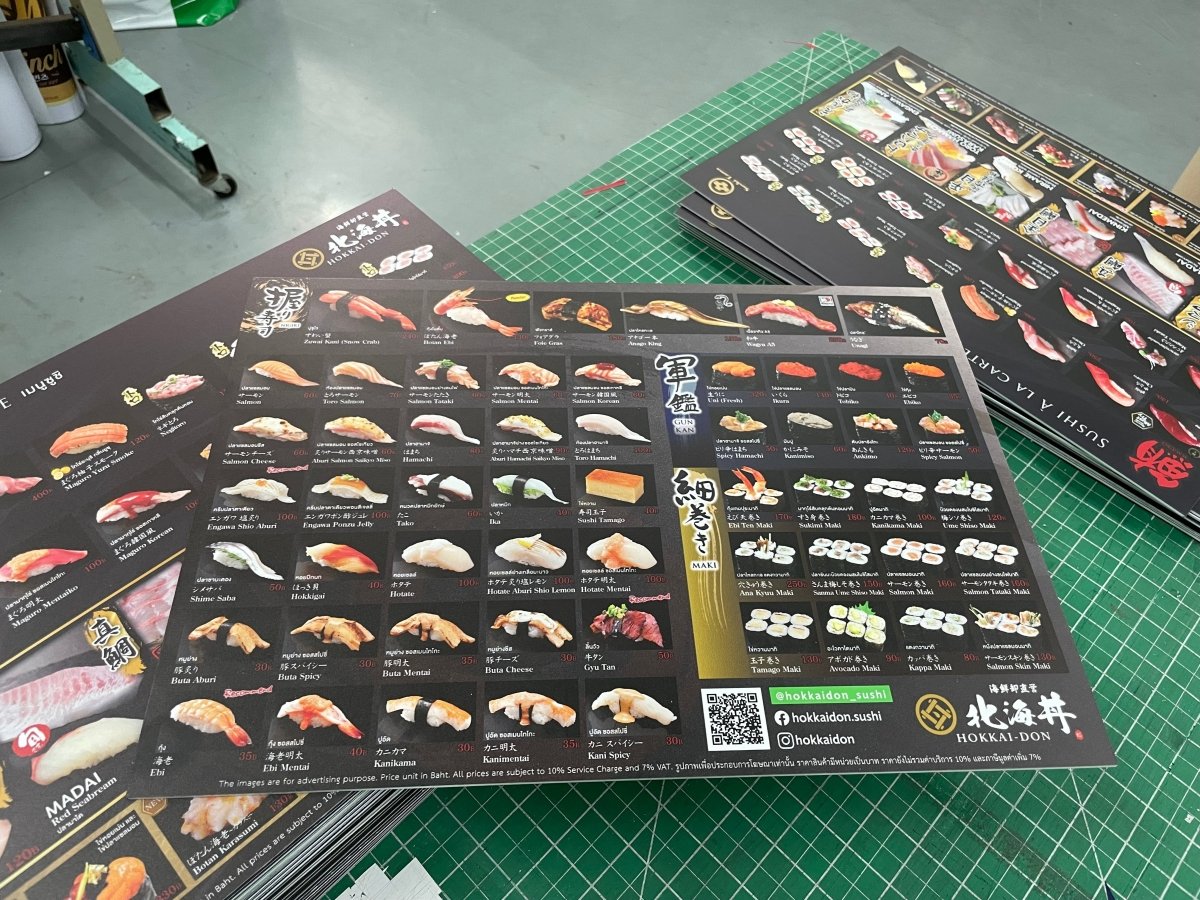 พิมพ์แผ่นพลาสติก พิมพ์แผ่น PVC - Octopus Media Solutions