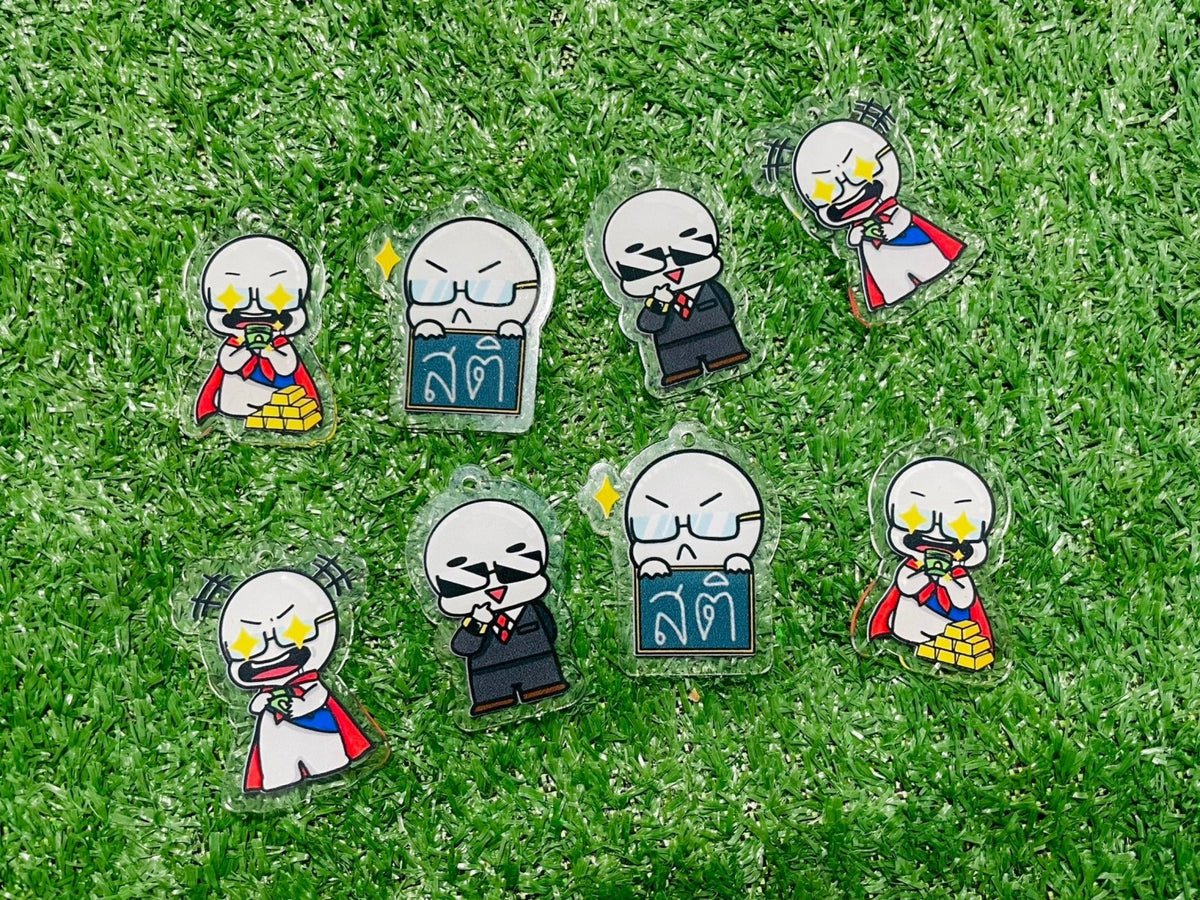 พวงกุญแจพรีเมี่ยม อะคริลิค พิมพ์คมชัด ดีไซน์สวย เหมาะสำหรับของที่ระลึก ของแจก และงานโปรโมชัน